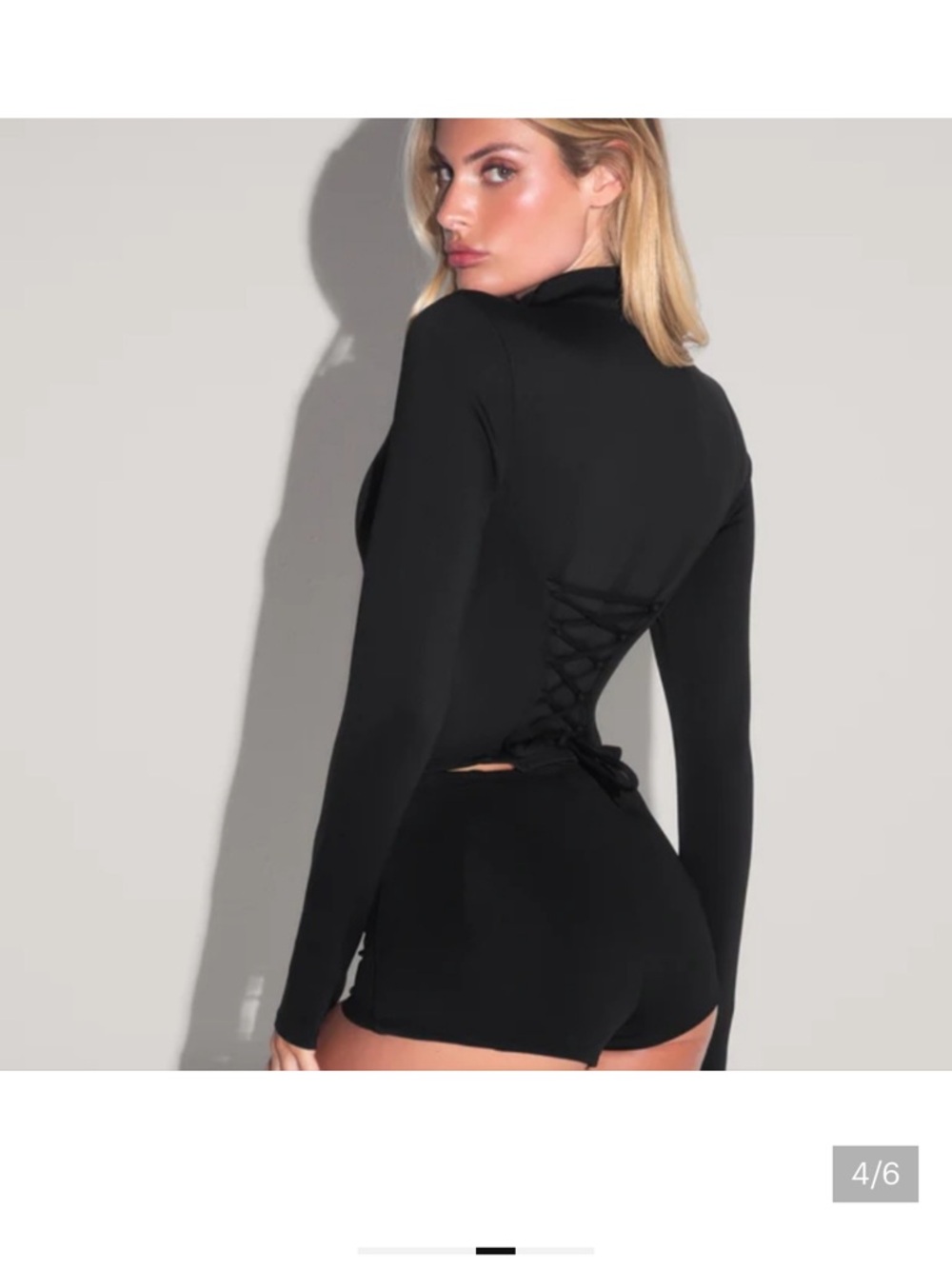 TA3 Women’s Black Zip-Front Surfy Corset Jacket size small     NWT - Picture 4 of 11